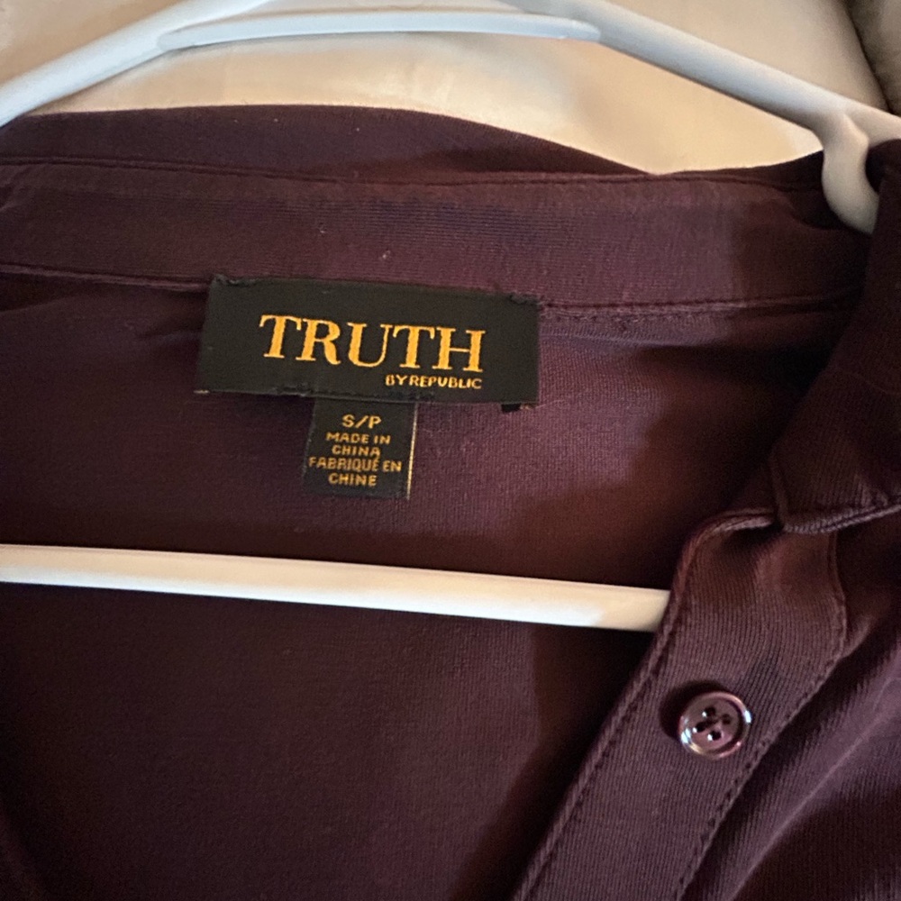Truth by Republic Maroon Shirt